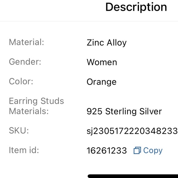 Mushroom Drop Earrings - Picture 6 of 6